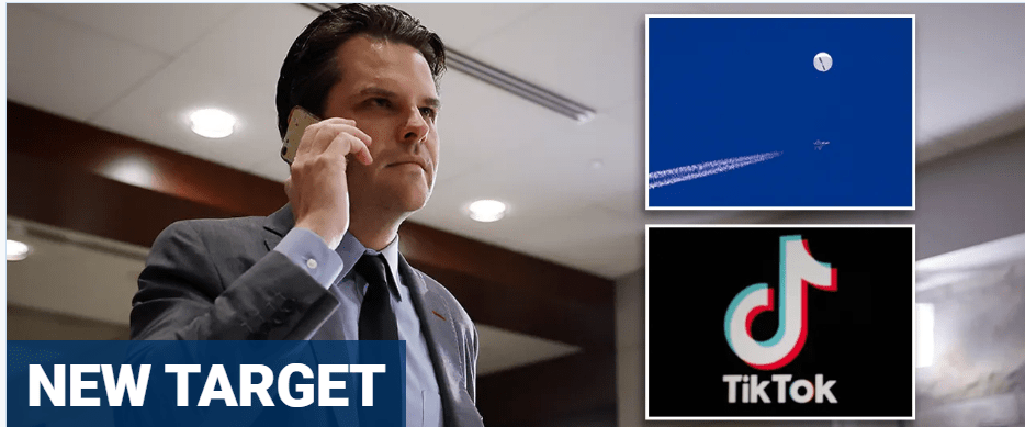 Matt Gaetz calls for Biden to ‘blow up TikTok’ after US military shoots down suspected Chinese spy&nbsp;balloon