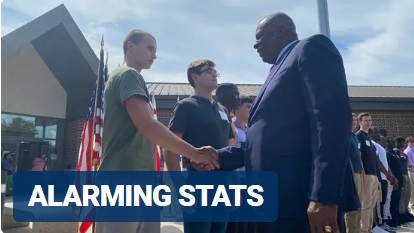 Austin administers military oath of office to new recruits as US military faces continued recruiting&nbsp;crisis