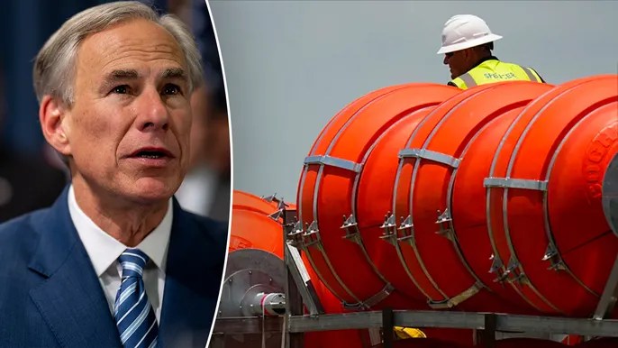 Abbott moves ahead with floating border barriers on Rio Grande despite liberal&nbsp;outrage