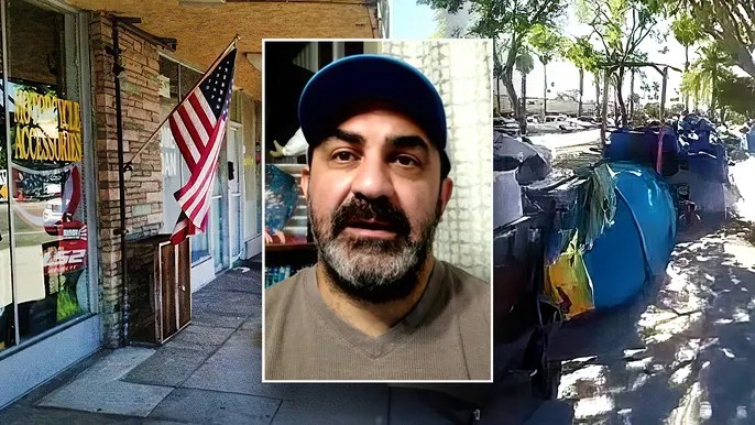 LA business owner fed up as city repeatedly targets store’s sidewalk sign instead of homeless&nbsp;camps