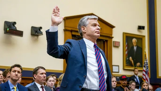 FBI is ‘absolutely not’ protecting the Bidens, Wray testifies in heated House Judiciary&nbsp;hearing
