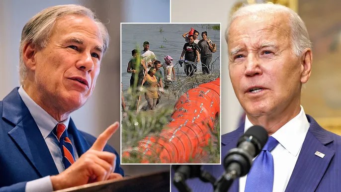 DOJ to sue Texas over floating border barrier; Abbott says ‘see you in&nbsp;court