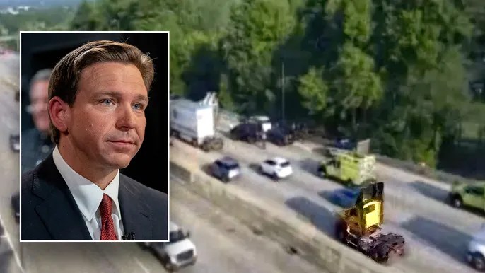 DeSantis involved in ‘car accident’ on drive to Chattanooga; Florida governor&nbsp;unhurt