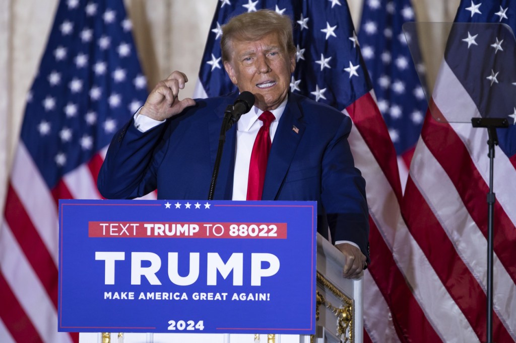 Trump has spent millions more than he’s raised in&nbsp;2023