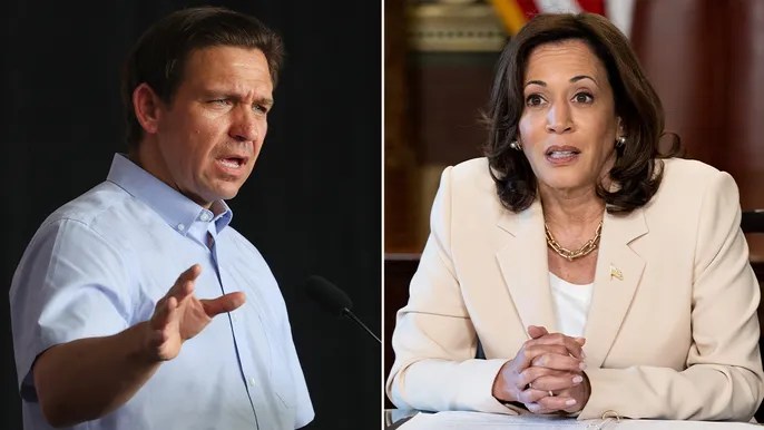 Kamala Harris turns down DeSantis invitation to discuss Florida&nbsp;curriculum