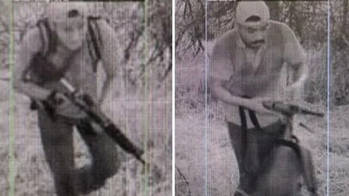 Images show men armed with rifles, body armor coming across southern&nbsp;border