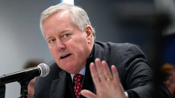 Mark Meadows seeks transfer of Fulton County case to federal court, claims immunity from&nbsp;prosecution