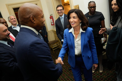 Hochul, Adams face delicate alliance as migrant crisis&nbsp;swells