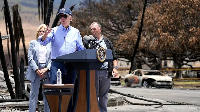 WATCH: Hawaii Democrat tries to get Biden to drink water in awkward&nbsp;moment
