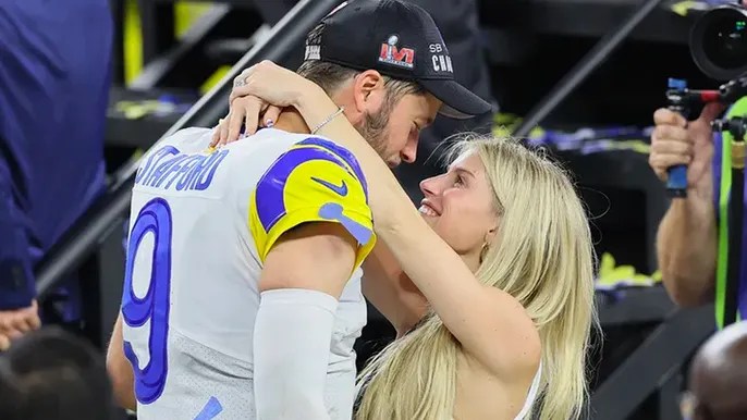Matthew Stafford’s wife regrets saying Rams quarterback struggles to connect with younger&nbsp;players