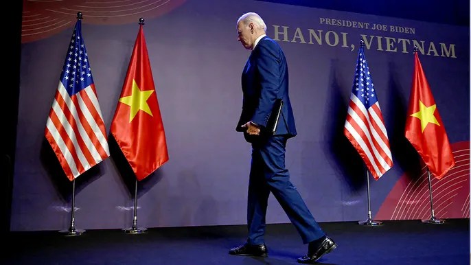 President Biden wraps up rambling Vietnam presser in candid way: ‘I’m gonna go to&nbsp;bed’