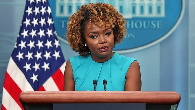 Karine Jean-Pierre hammered for refusing to answer question on border crisis in viral exchange: ‘Pathetic’