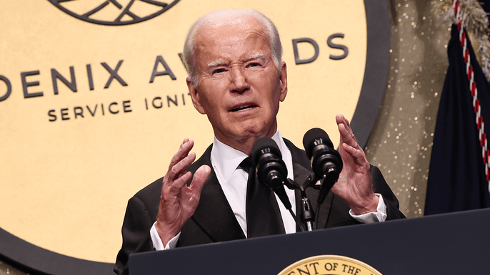 Biden blames GOP for potential government shutdown, political division; praises Harris as ‘freedom’ fighter