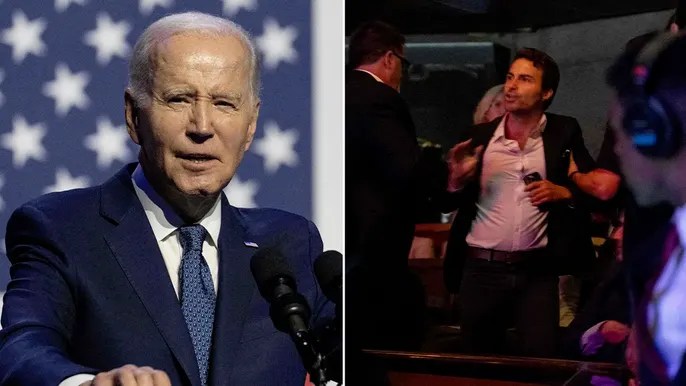WATCH: Biden interrupted by climate protester, tells heckler that he will meet him ‘immediately after’&nbsp;speech