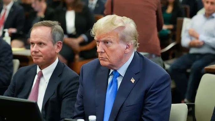 Donald Trump in court as civil trial gets&nbsp;underway