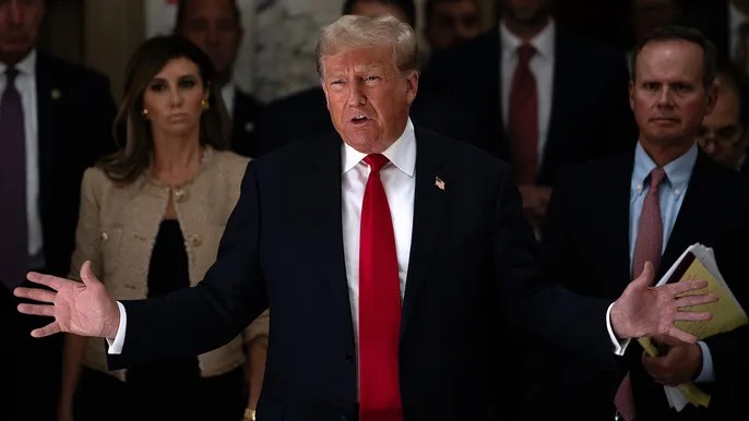 Trump attends second day of civil fraud trial in New&nbsp;York