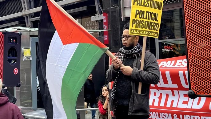 Pro-Palestinian protesters blame Israel for Hamas terror attack in ‘repugnant’ demonstrations