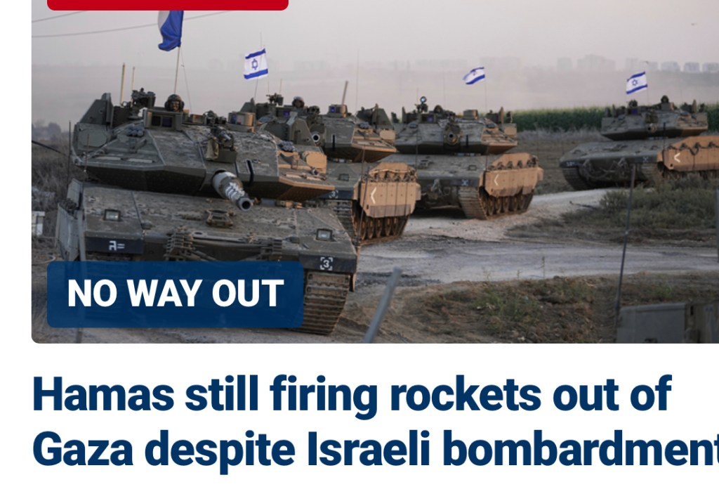 Deadline expires for Palestinians to flee Gaza as Israeli troops amass at&nbsp;border