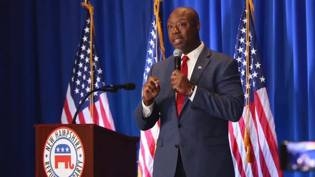 Increasingly ‘irritated’ Tim Scott lashes out at Biden, GOP rivals following Hamas attack on&nbsp;Israel