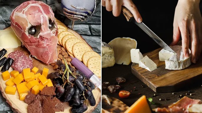 How to make a spooky Halloween charcuterie board complete with prop&nbsp;skull