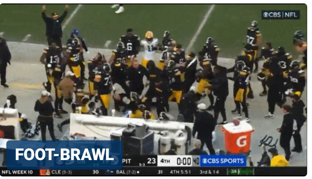 Steelers’ Damontae Kazee’s game-sealing interception leads to fight with Packers&nbsp;players