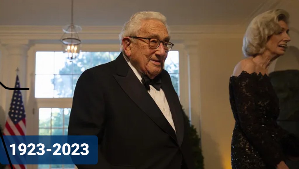 Former Secretary of State Henry Kissinger dead at&nbsp;100