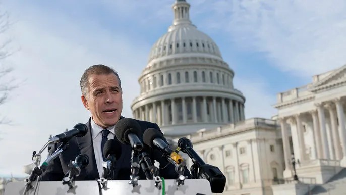 Why Hunter Biden stood in the Senate ‘swamp’ as he defied the House&nbsp;subpoena
