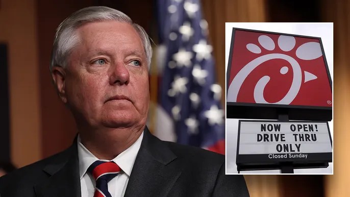 Graham threatens ‘war’ over New York’s new bill that would require Chick-fil-A to be open on&nbsp;Sundays