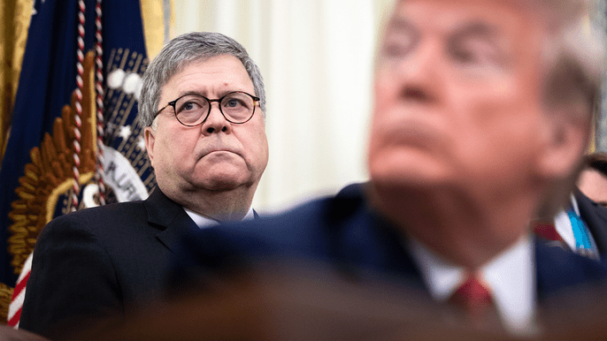 Barr calls on Supreme Court to ‘smack down’ Colorado decision, offers quip on Trump-Biden&nbsp;matchup