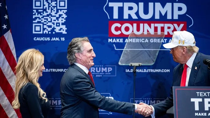 Trump teases ex-rival Doug Burgum could hold ‘important’ admin role after Iowa&nbsp;win