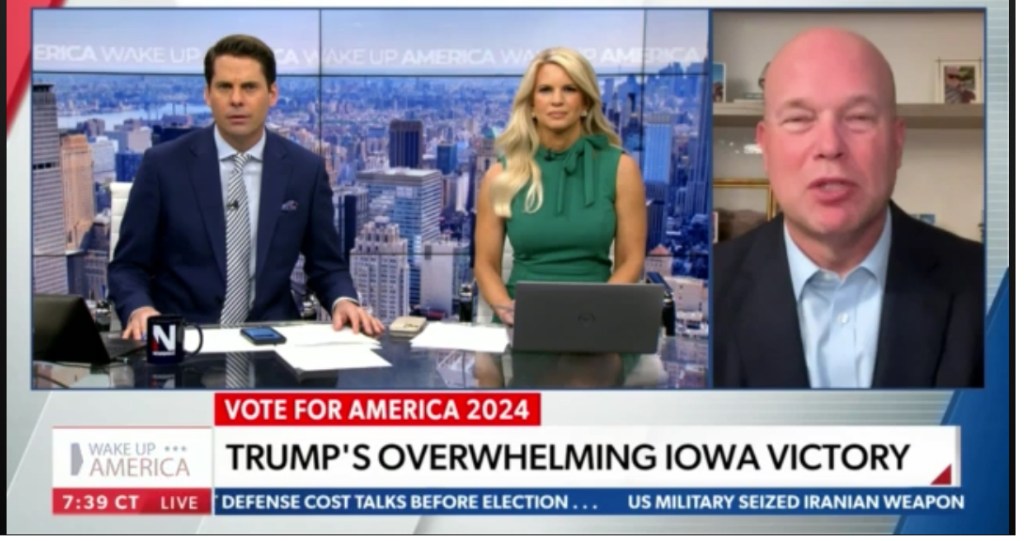 Matthew Whitaker to Newsmax: Trump ‘A Little Subdued,’ Happy With&nbsp;Win