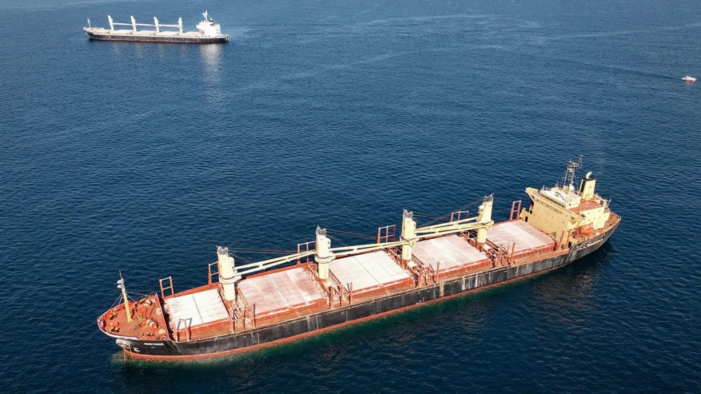 Cargo ship ‘taking in water’ following attack by Houthis in Gulf of&nbsp;Aden