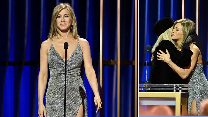 Jennifer Aniston reveals she shared a midnight kiss with Barbra Streisand on New Year’s&nbsp;Eve