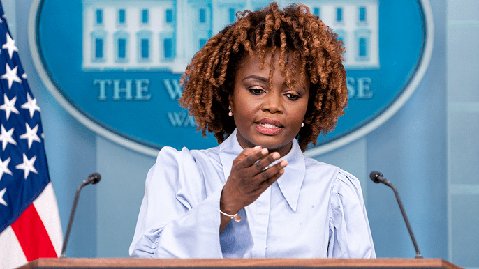 Karine Jean-Pierre battles press over Biden’s reliance on notecards: ‘Thank you so much for interjecting’