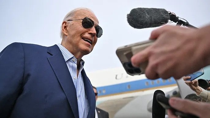 Biden stumbles over reporter’s ‘hacktastic question’ on using the word ‘illegal’ to describe ‘immigrants’