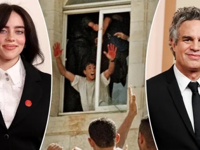 Oscar celebrities accused of wearing ‘symbol of bloodlust’ originating from Palestinians ‘lynching’ 2 Israelis