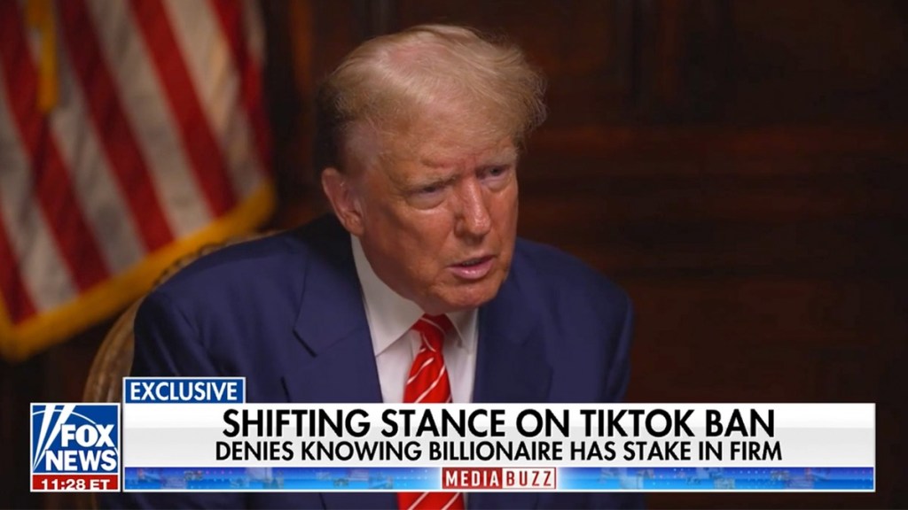 Trump warns lawmakers that if they ban TikTok, users will flock to ‘worse’ platform&nbsp;Facebook