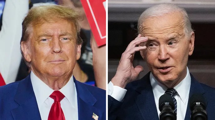 Poll reveals battleground state voters prefer Trump over Biden in heated 2024&nbsp;contest