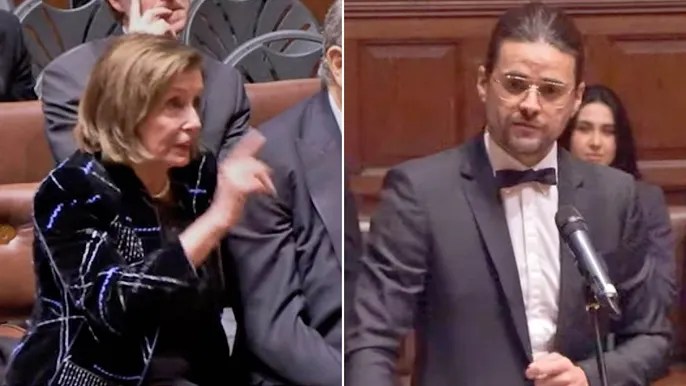 Pelosi rebuked to her face during Oxford debate after condemning Americans clouded by ‘guns, gays,&nbsp;God’