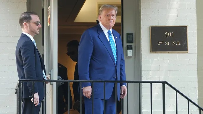 Trump reveals two Dem senators he is targeting during closed-door&nbsp;meeting