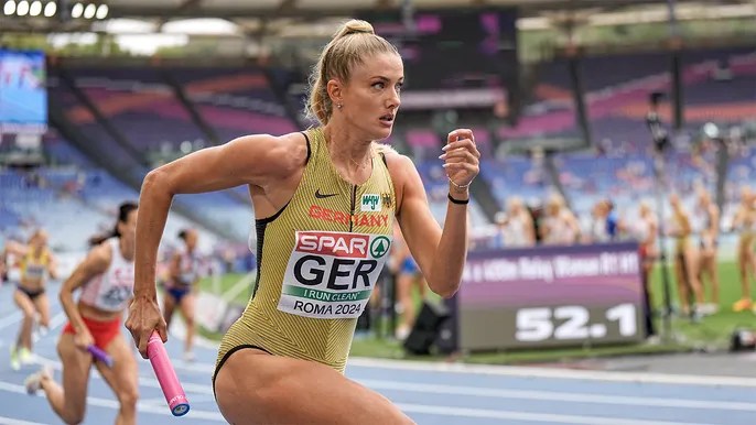 Alica Schmidt, track star known as ‘world’s sexiest athlete,’ emotional as she learns Olympics&nbsp;fate