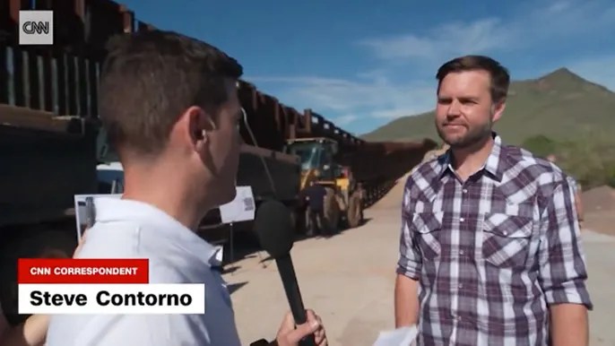 JD Vance shuts down CNN reporter when asked about Trump’s Kamala comments: ‘She’s a chameleon’