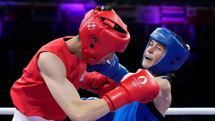 Bulgarian fighter stokes controversy with gesture after loss to Olympian who failed gender&nbsp;test