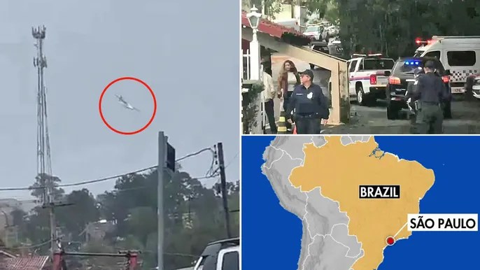 Passenger plane crashes in Brazil with 62 on board, VoePass&nbsp;says