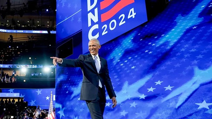 Obama lauds ‘brother’ Biden at DNC weeks after reported role ousting him for Kamala&nbsp;Harris