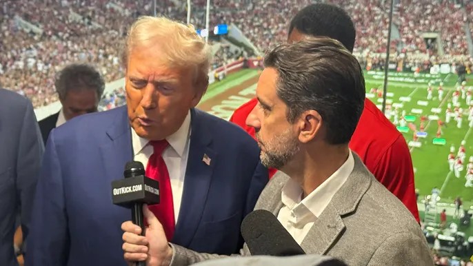 OutKick’s Clay Travis interviews Trump on epic SEC clash, state of race: ‘This is really big time&nbsp;football’