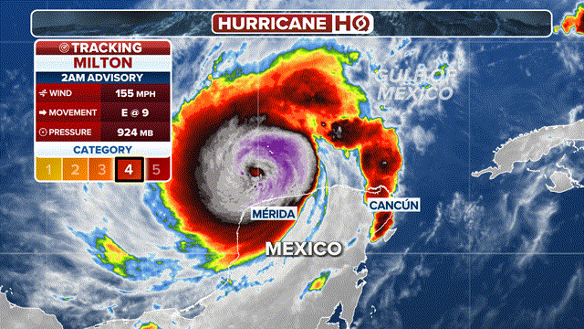 Hurricane Milton poses ‘extremely serious threat’ to Florida amid Storm Surge, Hurricane&nbsp;Warnings