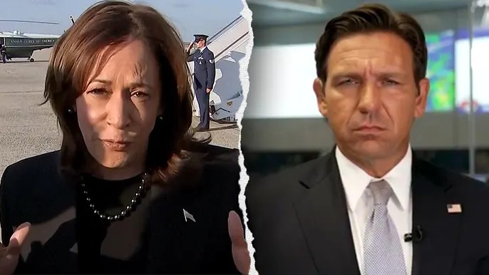 Political storm: Harris says DeSantis ‘selfish’ for reportedly not taking her hurricane-related calls