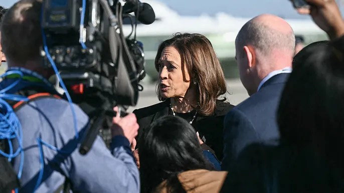 Harris responds to Biden ‘garbage’ remark for first&nbsp;time