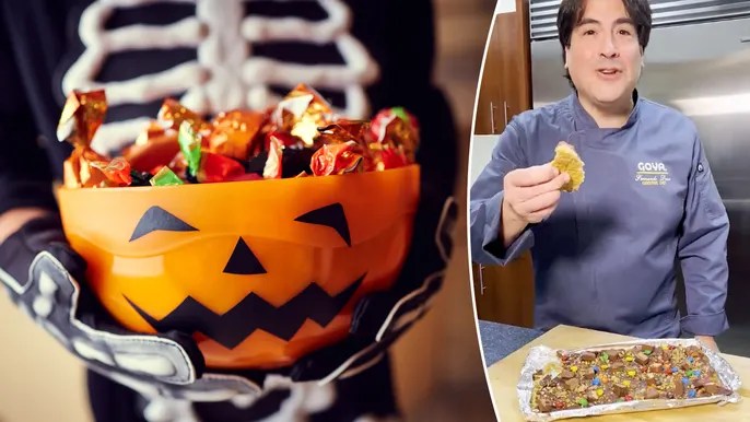 Halloween leftovers? Candy Bark recipe is chef’s solution to use up&nbsp;sweets